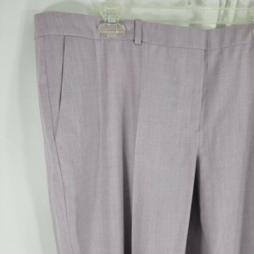 Boss by Hugo Boss Titana6 Purple Trouser Pants Virgin Wool 16 NWT - Picture 5 of 7